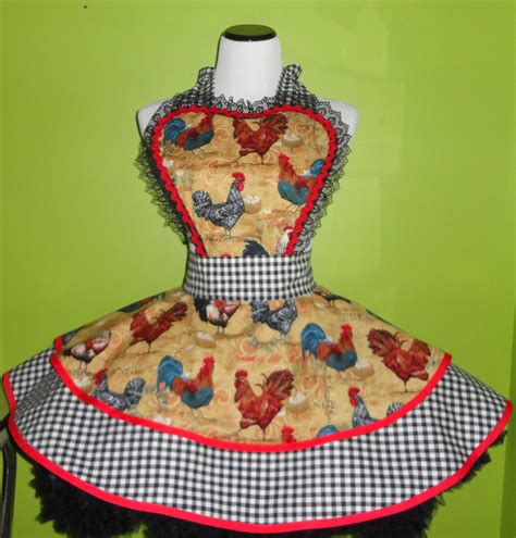 Sexy Roosters Apron By Peekabooaprons On Etsy