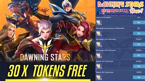 Superhero Token Event Phase Get X Free Tokens Dawning Stars Mlbb