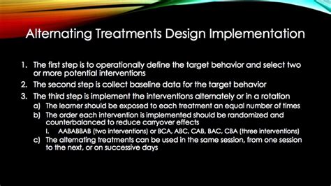 Alternating Treatments Design Explained YouTube