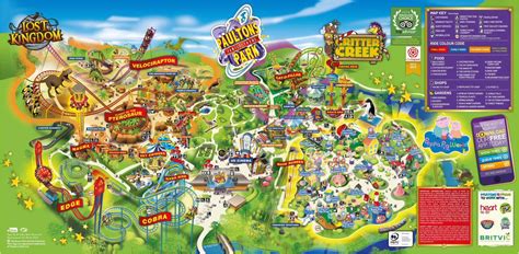 Theme Parks In England Map | secretmuseum