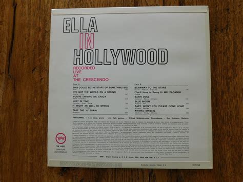 Ella Fitzgerald Ella In Hollywood Kaufen Auf Ricardo