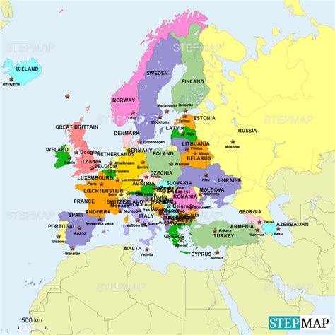 European Countries And Capitals - European Countries and Capitals for ...