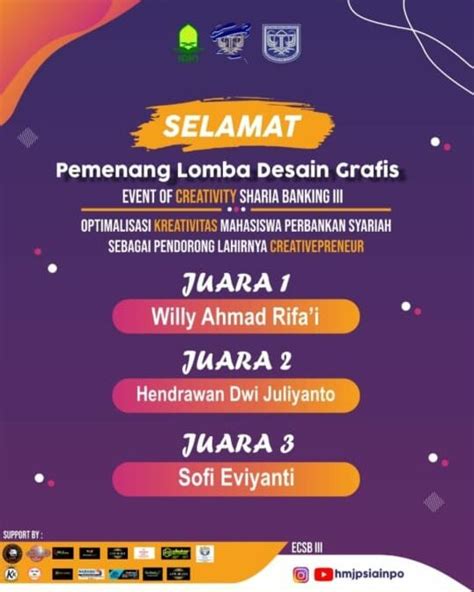 Mahasiswa S1 Perbankan Syariah Febi Uin Walisongo Sabet Juara 2 Dalam