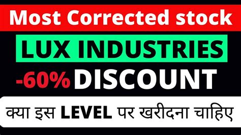 Lux Industries Share Latest News Why Lux Industries Share Falling