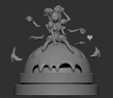 Artstation Muffet Undertale Character 3d Print Resources