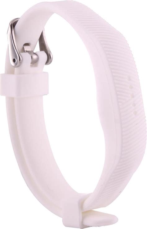 By Qubix Siliconen Bandje Fitbit Flex 2 Wit Bol