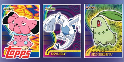 Pokemon Topps Johto Trading Cards Series Pokemon Topps Johto