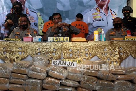 Polisi Ungkap Kasus Kg Ganja Kering Asal Aceh Republika Online