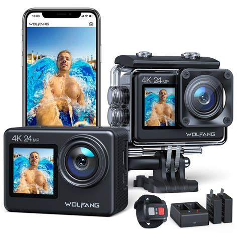 WOLFANG GA200 Action Cam 4K 24MP Action Kaufland De