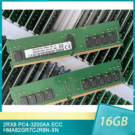 1 SK Hynix RAM 16GB 2RX8 HMA82GR7CJR8N XN PC4 3200AA ECC DDR4