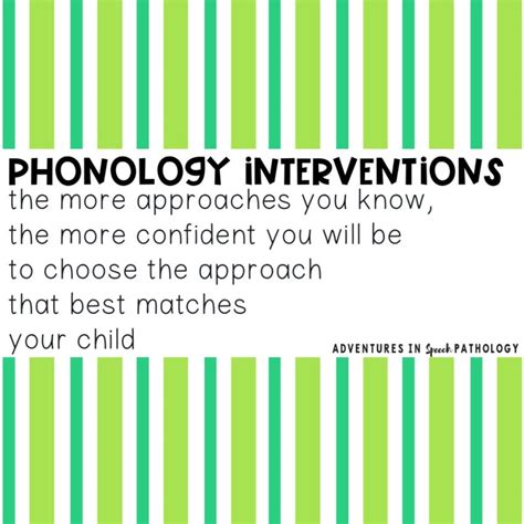 Choosing The Right Phonological Therapy Approach