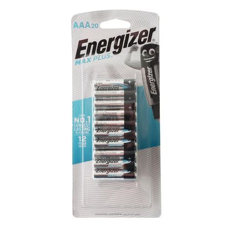 Energizer Max Plus Alkaline Aaa Battery Pack Office Spot Ashburton