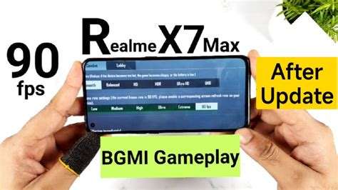 Realme X7 Max Bgmi 90fps After Update Dimensity 1200 Support Test