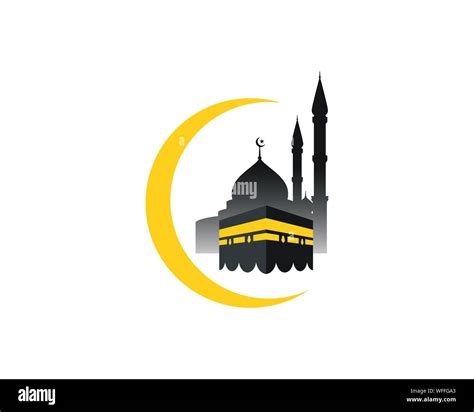 Kaaba Vector Illustration Icon Design Template Stock Vector Image And Art