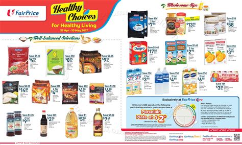 Ntuc Fairprice Healthy Choices 27 April 10 May 2017 ~ Supermarket Promotions