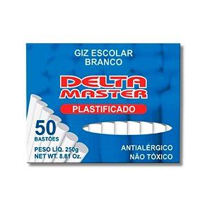 Giz Escolar Colorido Plastificado Unidades Delta Artes E