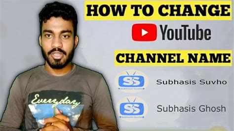 How To Change Youtube Channel Name Youtube Channel Ka Name Kaise Change