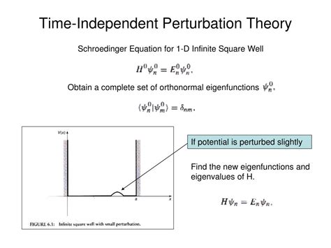 Ppt Time Independent Perturbation Theory 1 Powerpoint Presentation