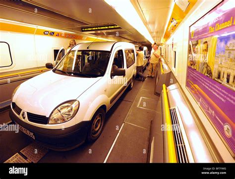 Calais (62) : Eurotunnel Shuttle Stock Photo - Alamy