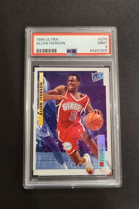 Allen Iverson Rookie PSA Card Etsy