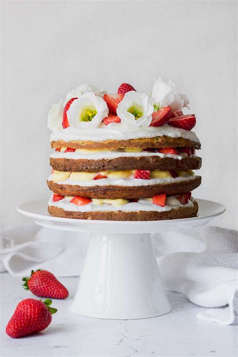 Healthy Naked Cake Fragole Limone 100 Post Per 4 Anni Di Mangio Quindi Sono Mangio Quindi