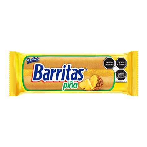 Barritas Piña 67gr Marinela DelSol