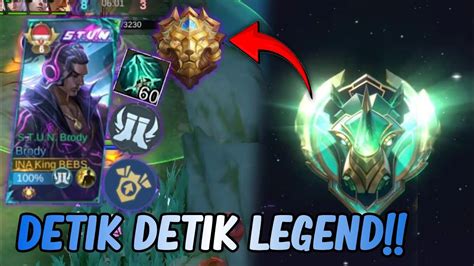 Detik Detik Naik Ke Rank Legend Di Akun Yang Ke Cara Mudah Naik