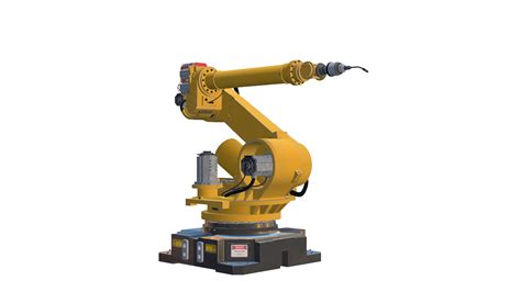 Industrial Robot Arm 3D Model low poly - Blender Market