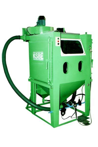 abrasive grit blasting machine  burnishing container bottle