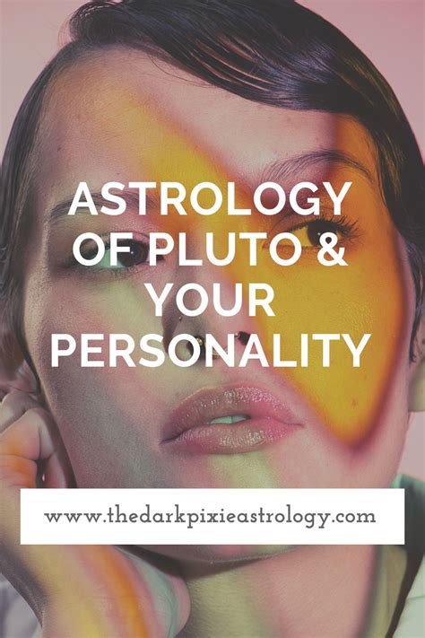 Astrology Of Pluto Your Personality The Dark Pixie Astrology