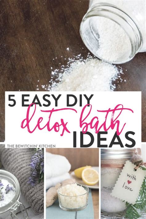 5 Diy Detox Bath Recipes The Bewitchin Kitchen