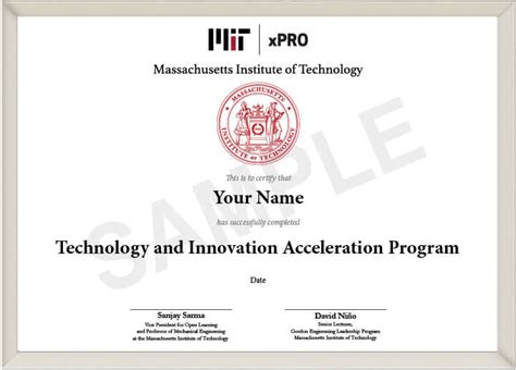 MIT xPRO Technology and Innovation Acceleration Program | Online Certificate