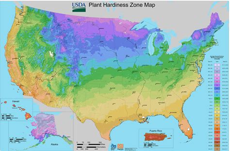 USA Hardiness Zones Frost Dates | Veseys