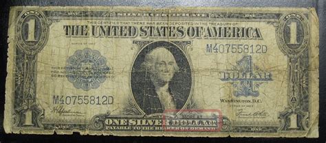 1923 One Dollar Silver Certificate Note Good 5812d Pm3