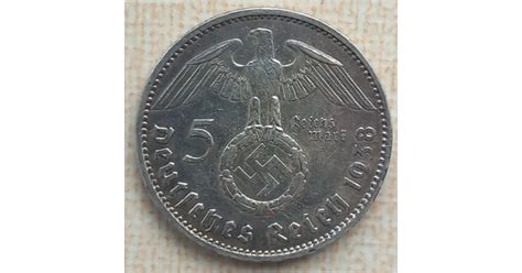 A Moneda Din Argint Germania Mark Lit A Varianta Cu