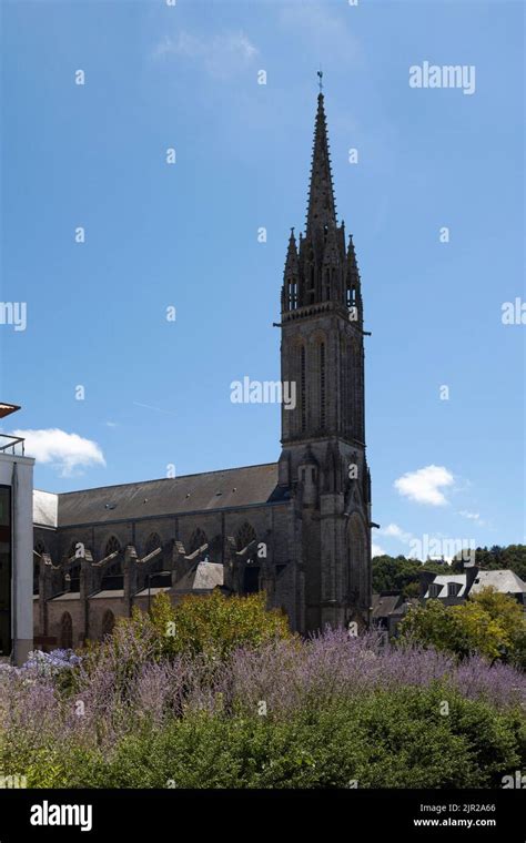 The Saint Mathieu church in the city of Quimper in the Finistère