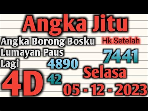 Live Prediksi Angka Gaib HK Hari Ini Bom Lagi Selasa 05 Desember 2023