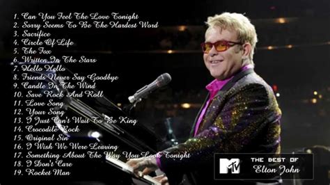 Elton John Is Greatest Hits Best Elton John Songs Youtube