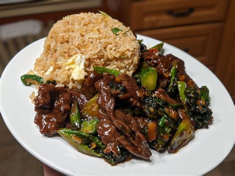 [Homemade] Beef & broccoli stir fry, fried rice : r/food