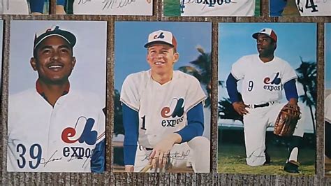 Montreal Expos Colour Postcard Set St Season Youtube