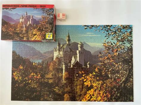 Fx Schmid Super Puzzle Teile Schlo Neuschwanstein Vintage