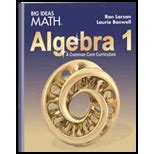 Big Ideas Math, Algebra 1 15 edition (9781608408382) - Textbooks.com