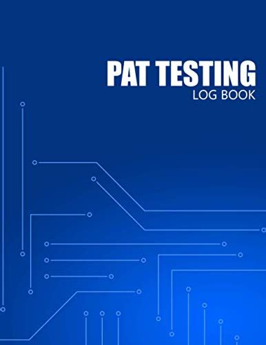 Pat Testing Log Book Portable Appliance Testing Electrical Appliance