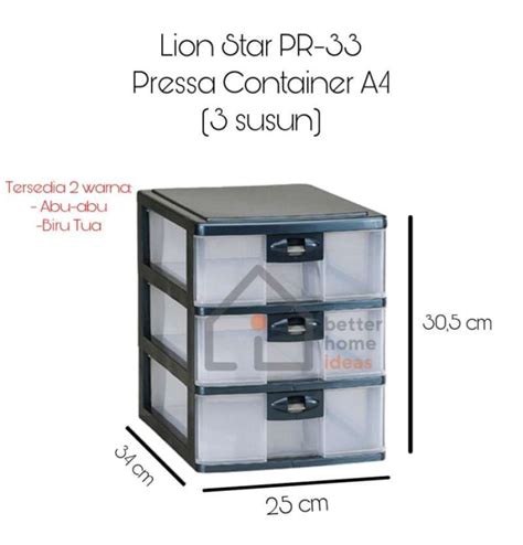 Jual Laci Plastik Mini Susun Lion Star Pr Pressa Container A