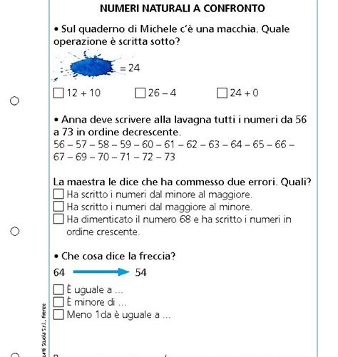 Numeri Naturali A Confronto Giunti Scuola