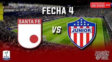 SANTA FE VS JUNIOR EN VIVO SONIDO FECHA 3 LIGABETPLAY YouTube