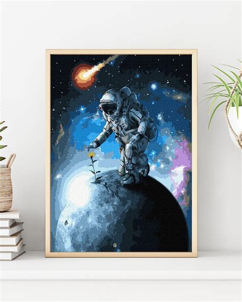 Malowanie Po Numerach 40x50cm Bez Ramy Astronauta Twoje Hobby Sklep