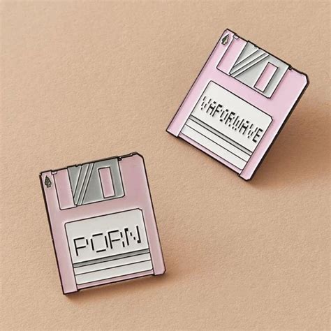 Porn Hardrive Enamel Pin Brooch Set Piece Set Depop