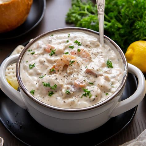 Creamy Seafood Chowder Recipe The Wanderlust Kitchen