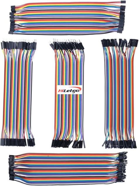 Hiletgo Unidades X Cables De Puente De Tabla De Pan Dupont